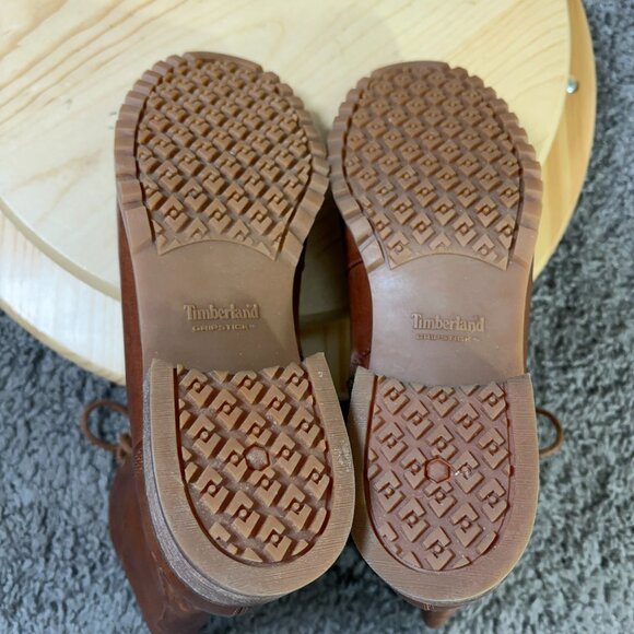 Timberland Banfield Mid Boots Womens Size 9 Brown Full Grain Leather Lace Up - Picture 8 of 8